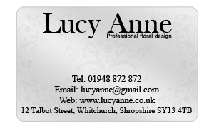 clear foil printed on frosted plastic business cards