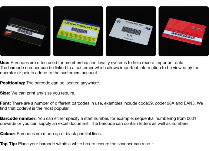 barcodes